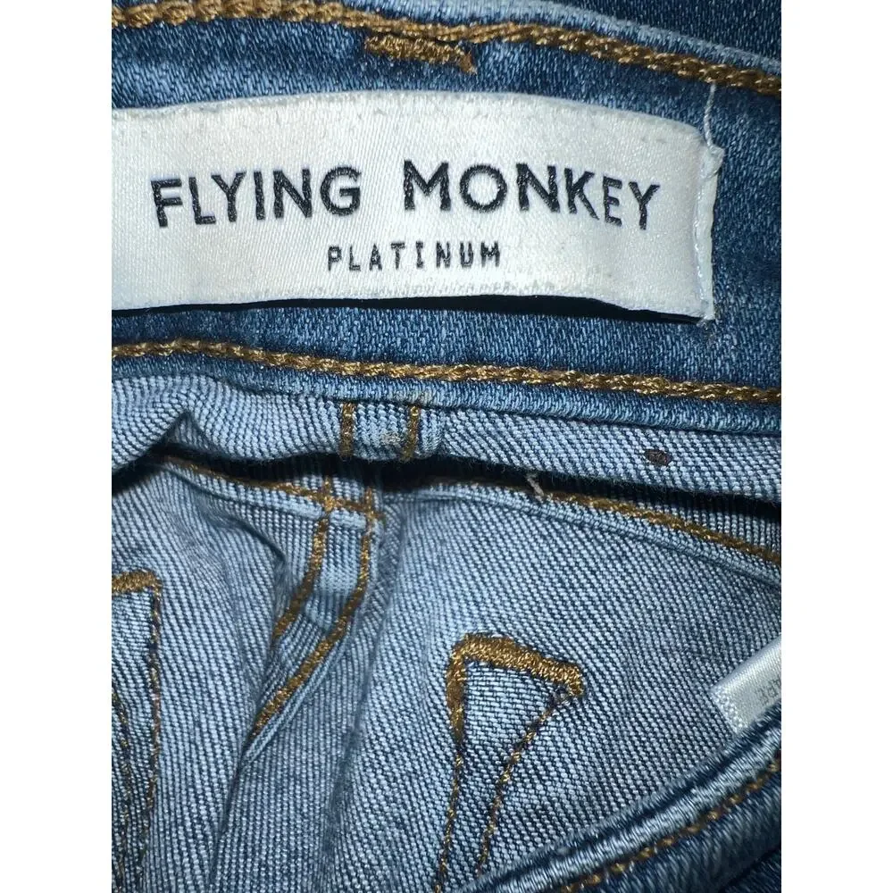 Flying monkey platinum women’s blue jeans - Picture 5 of 6